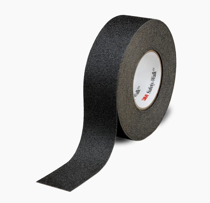3M™ Safety-Walk™ Slip Resistant General Purpose Tape 600 Series, Black, 51 mm x 18.3 m, 2/Case