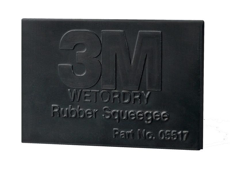 3M™ Wetordry™ Rubber Squeegee, 70 mm x 108 mm, 05517
