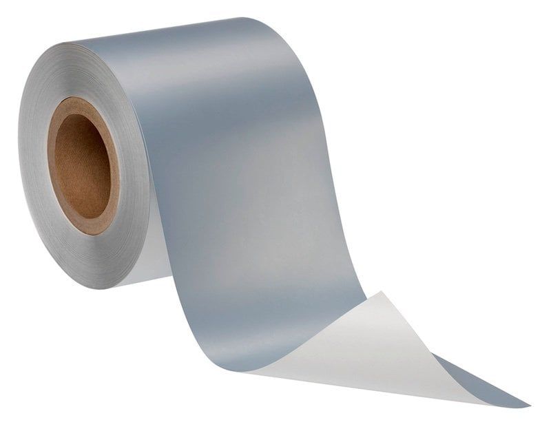 3M™ Films & Liners Label Materials 7818EH, Silver, 740 mm x 500 m, 0.08 mm