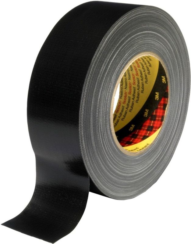 3M™ 389 Textilhordozós ragasztószalag, fekete, 25 mm x 50 m