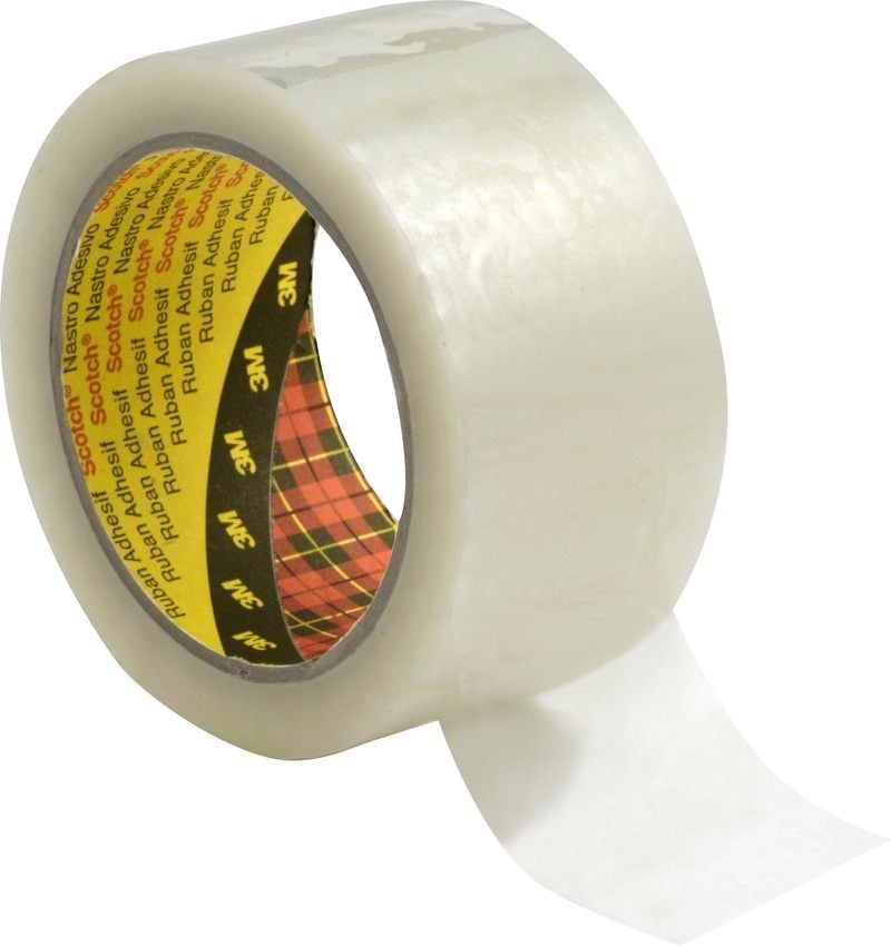 Scotch™ Box Sealing Tape 371, Transparent, 50 mm x 66 m