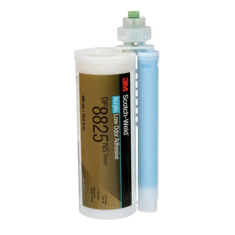 3M™ Scotch-Weld™ Low Odour Acrylic Adhesive DP8825NS, Green, 45 ml, 12/case Duo-pack
