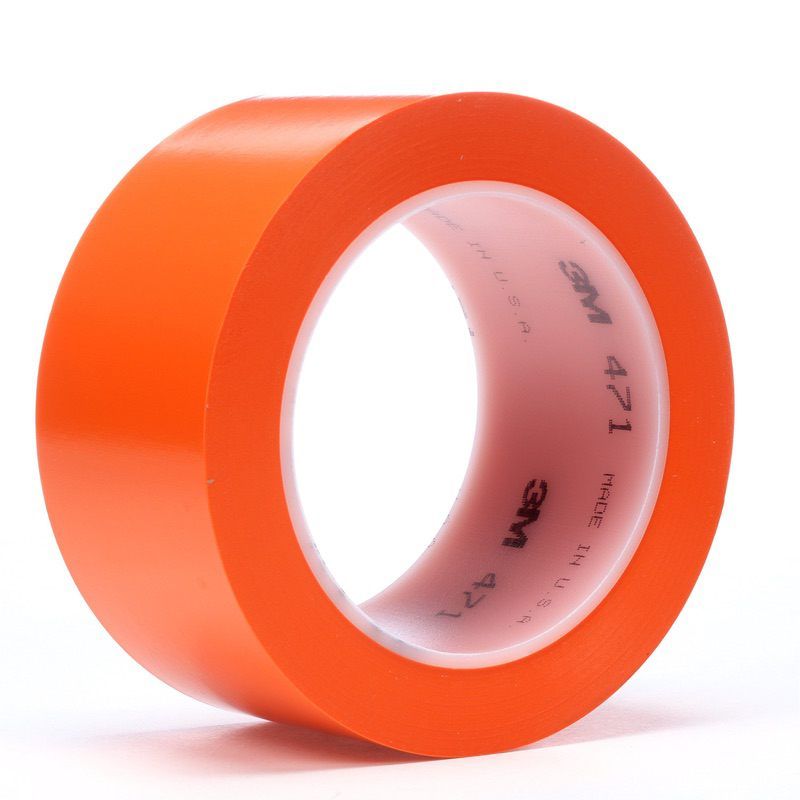 3M™ Lane and Safety Marking Tape 471F, Orange, 51 mm x 33 m, 0.14 mm