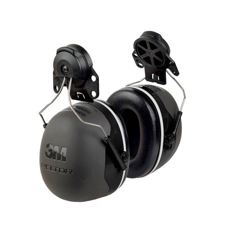 3M™ PELTOR™ Earmuffs, 36 dB, Black, Helmet Mounted, X5P3