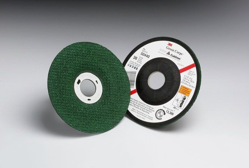 3M™ Green Corps rugalmas tisztítókorong, 180 mm x 3.7 mm x 22,23 mm, P36