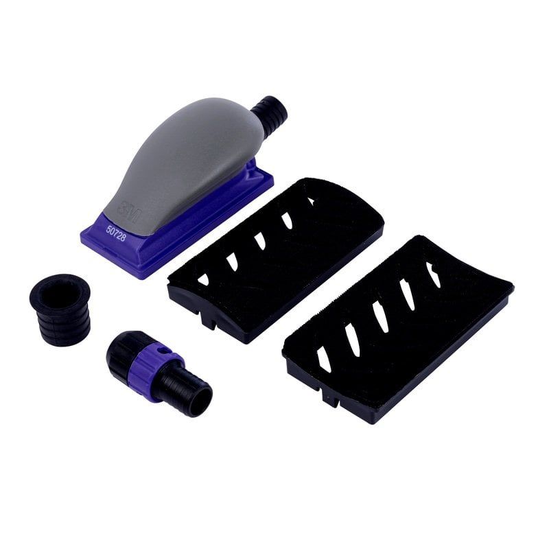 3M™ Hookit™ Purple+ Curved Adapter Set Multihole, 70 x 127 mm, 50728