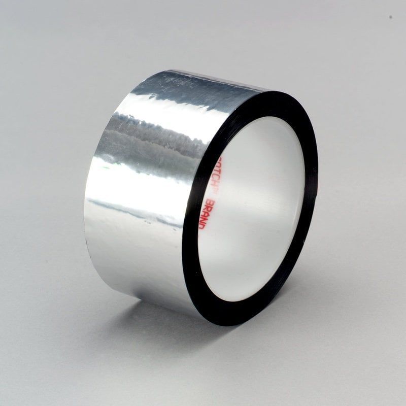 3M™ Polyester Film Tape 850, Silver, 51 mm x 66 m, 0.05 mm
