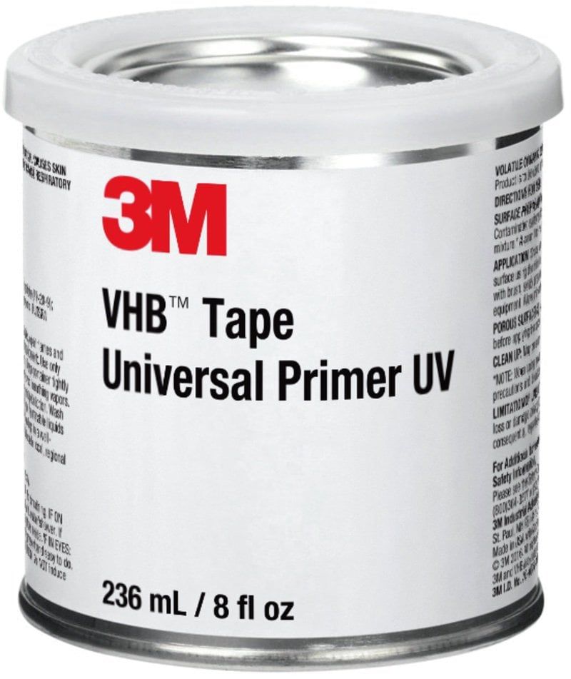 3M™ VHB™ Tape Universal Primer UV, Light yellow with fluorescent bluish tint, 236 ml