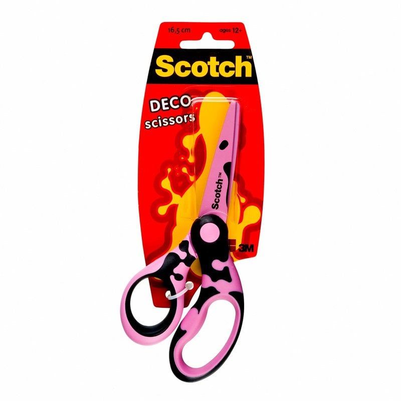3M™ Scotch® Kids olló dekorációs - 16 cm,  kék, pink és zöld