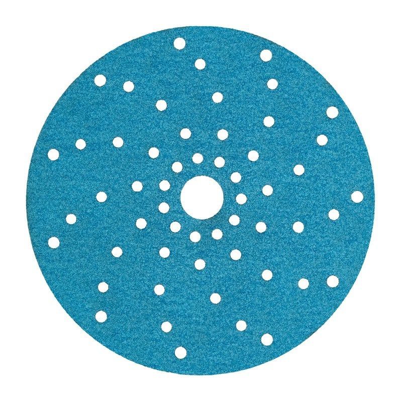 3M™ Hookit™ Abrasive Disc 325U, Blue, 150 mm, Multihole, P180, 51375