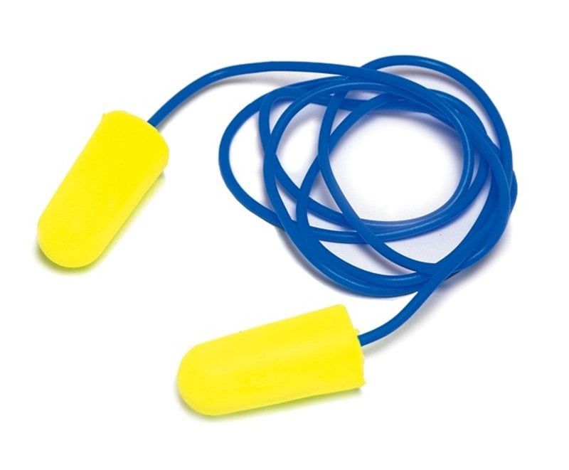 3M™ E-A-R™ E-A-Rsoft™ Yellow Neons™ Earplugs, 36 dB, Corded, 250 Pairs/Box, ES-01-005