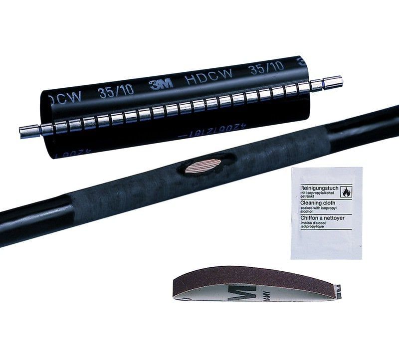 3M™ Heat Shrink Tubing HDCW, Wraparound Sleeve, 80/25 mm - 1000 mm