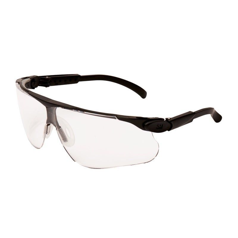 3M™ Maxim™ Ballistic Safety Glasses, Black/Grey frame, DX, Clear Lens, 13296