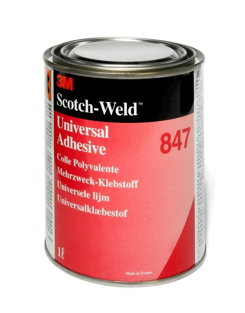 3M™ Nitrile High Performance Rubber and Gasket Adhesive 847, Brown, 1 L, 6 per case