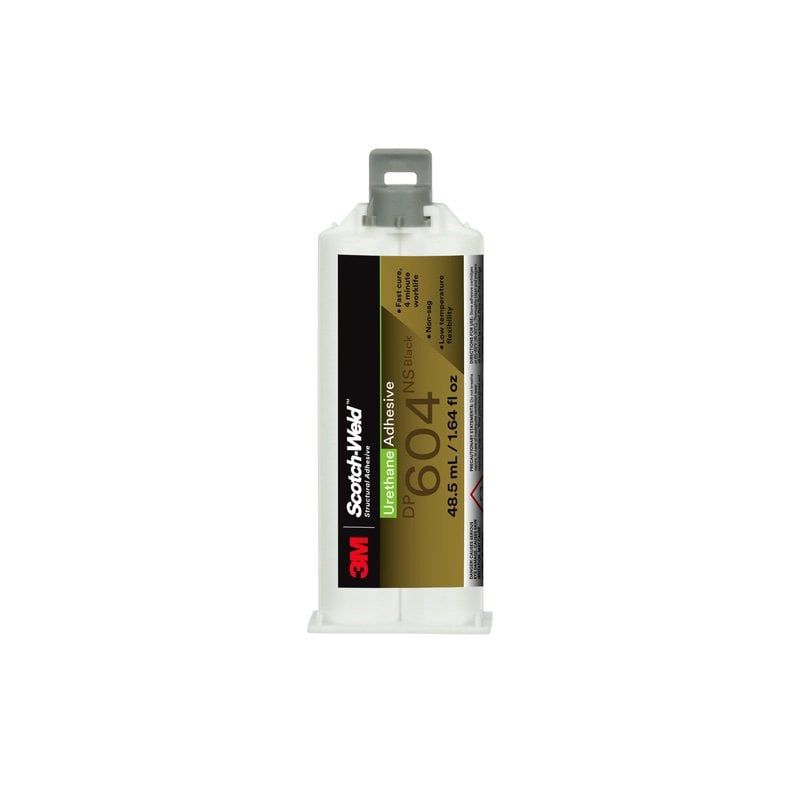 3M™ Scotch-Weld™ Urethane Adhesive DP604NS, Black, 48.5 ml, Duo-Pack