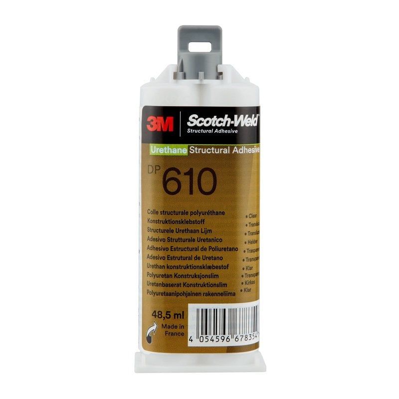 3M™ Scotch-Weld™ DP610 poliuretán ragasztó, átlátszó, 48,5 ml
