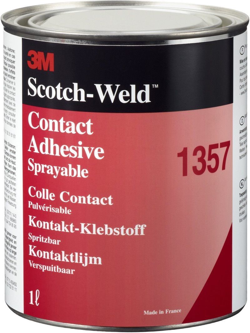 3M™ Neoprene High Performance Contact Adhesive 1357, 1 L, 6 per case