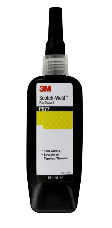 3M™ Scotch-Weld™ Anaerobic Pipe Sealant PS77, Yellow, 50 ml
