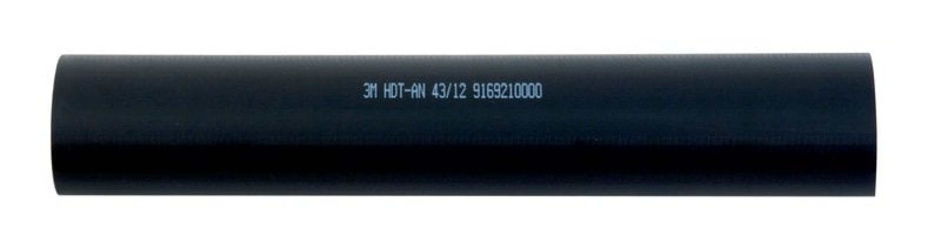 3M™ HDT-AN Heat Shrink Tubing, Polyolefin with Adhesive, Black, 43.0/12.0 mm, 1 m Piece