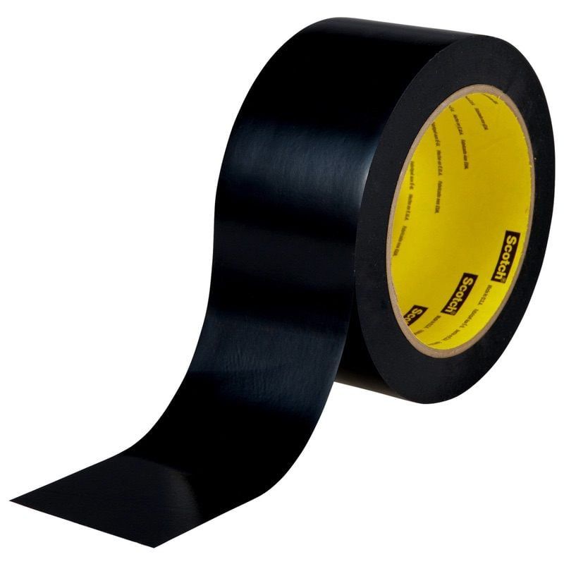 3M™ Lane and Safety Marking Tape 471, Black, 50 mm x 33 m, 0.14 mm