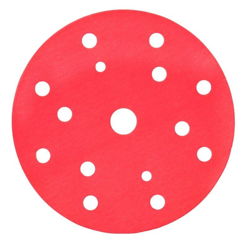 3M™ 316U RED Hookit™  csiszolókorong, 51197, 150 mm, 15 lyukú, P80