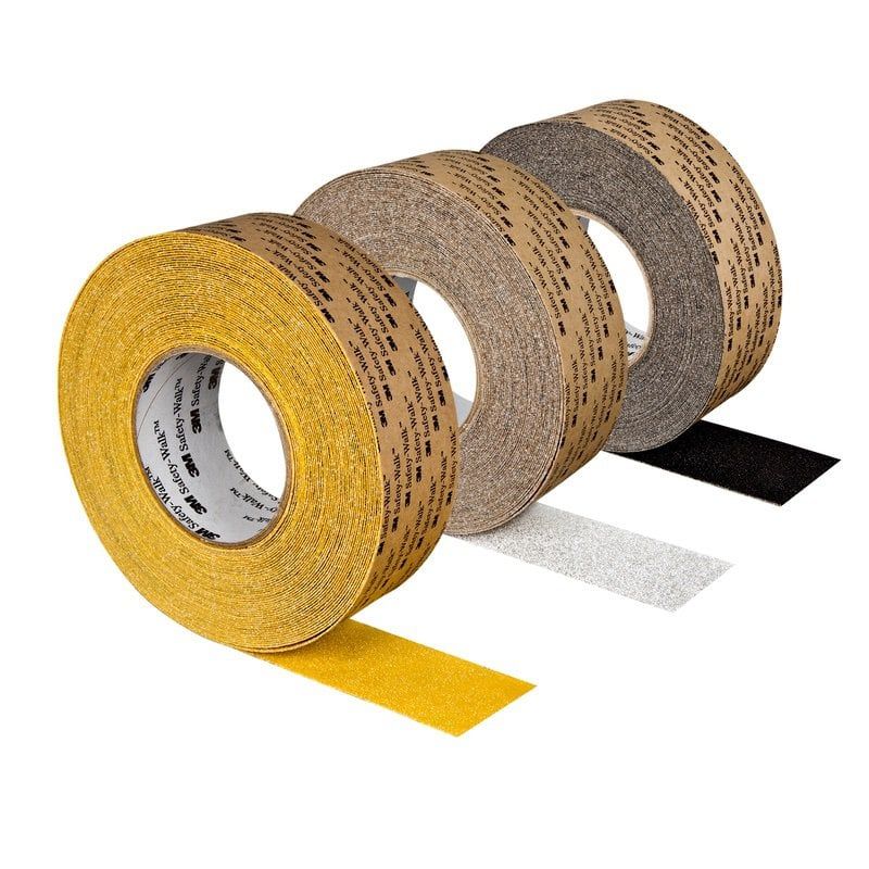 3M™ Safety-Walk™ Slip Resistant General Purpose Tape 600 Series, Yellow, 305 mm x 18.3 m, 1/Box