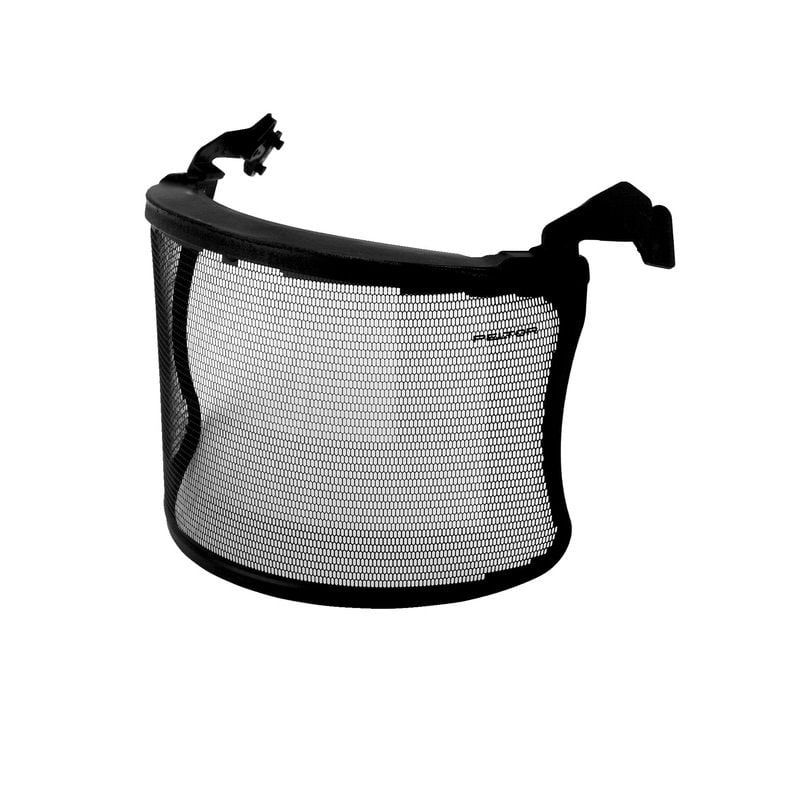 3M™ Mesh Faceshield, Standard peak, Steel, Black, V4G, 10 ea/Case