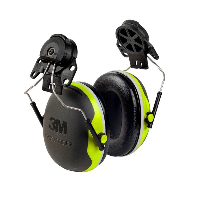 3M™ PELTOR™ Earmuffs, 32 dB, Hi-Viz, Helmet Mounted, X4P3