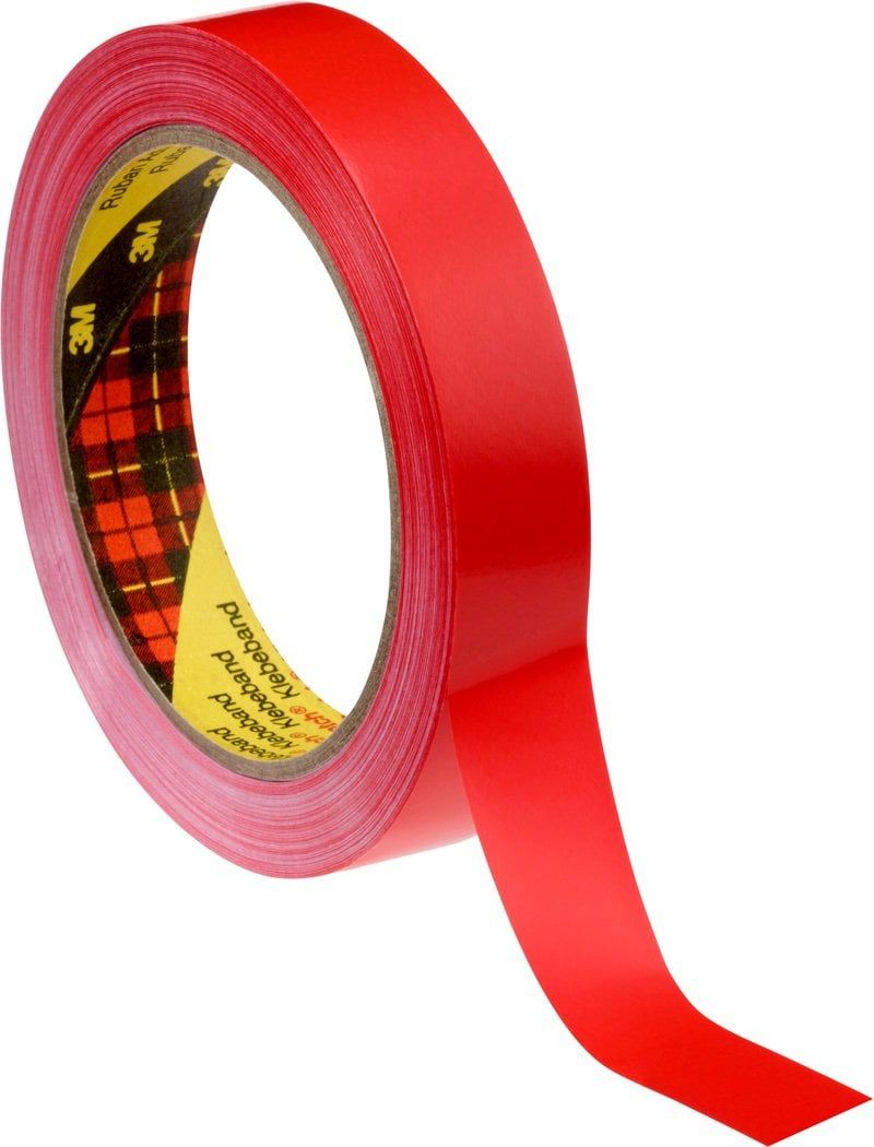 Scotch™ Performance PVC Box Sealing Tape 6893, Red, 50 mm x 66 m