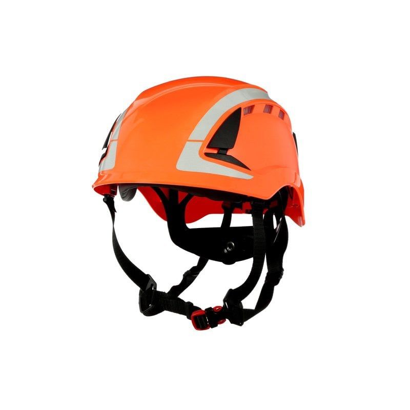3M™ SecureFit™ X5000 Safety Helmet, Vented, Reflective, CE, Orange, X5007V-CE, 4 ea/Case