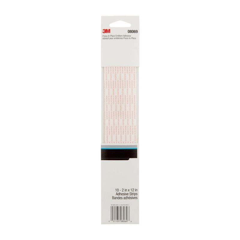 3M™ Press-In-Place Emblem Adhesive, 2 in x 12 in, 08069