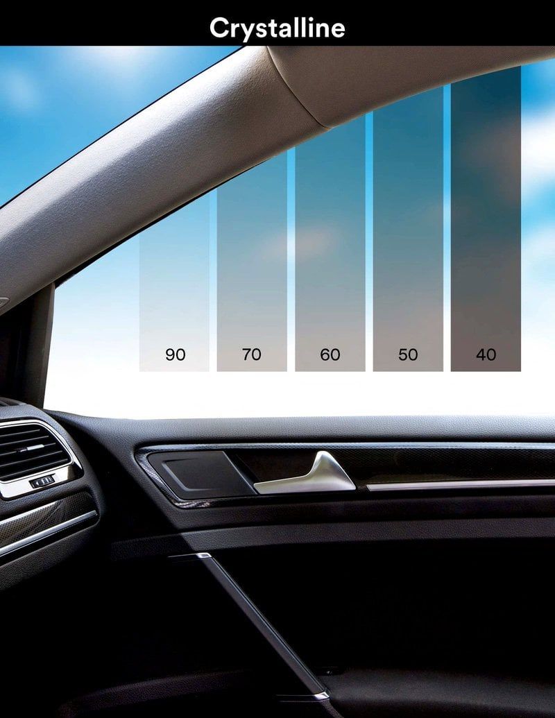 3M™ Automotive Window Film, Crystalline Series, CR 90, 1520 mm x 30.5 m