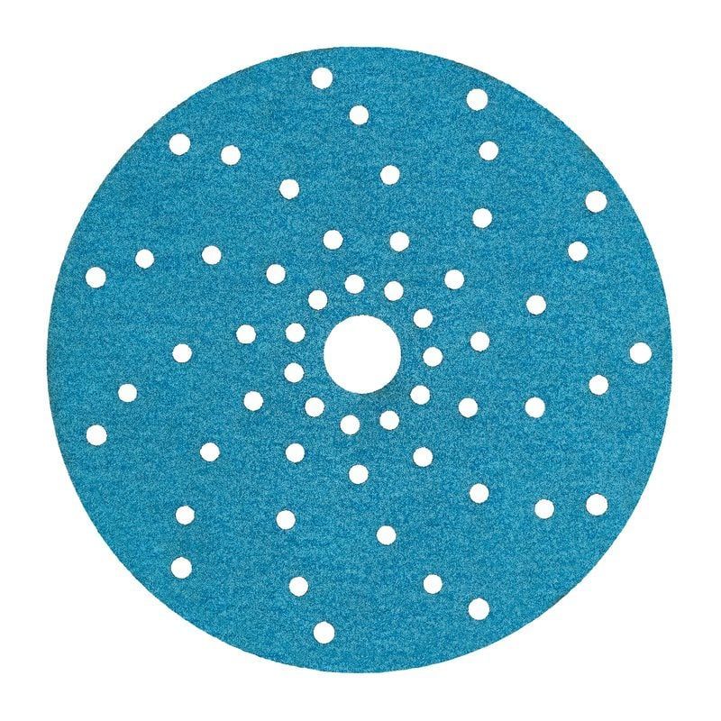 3M™ Hookit™ Abrasive Disc 325U, Blue, 150 mm, Multihole, P220, 51376