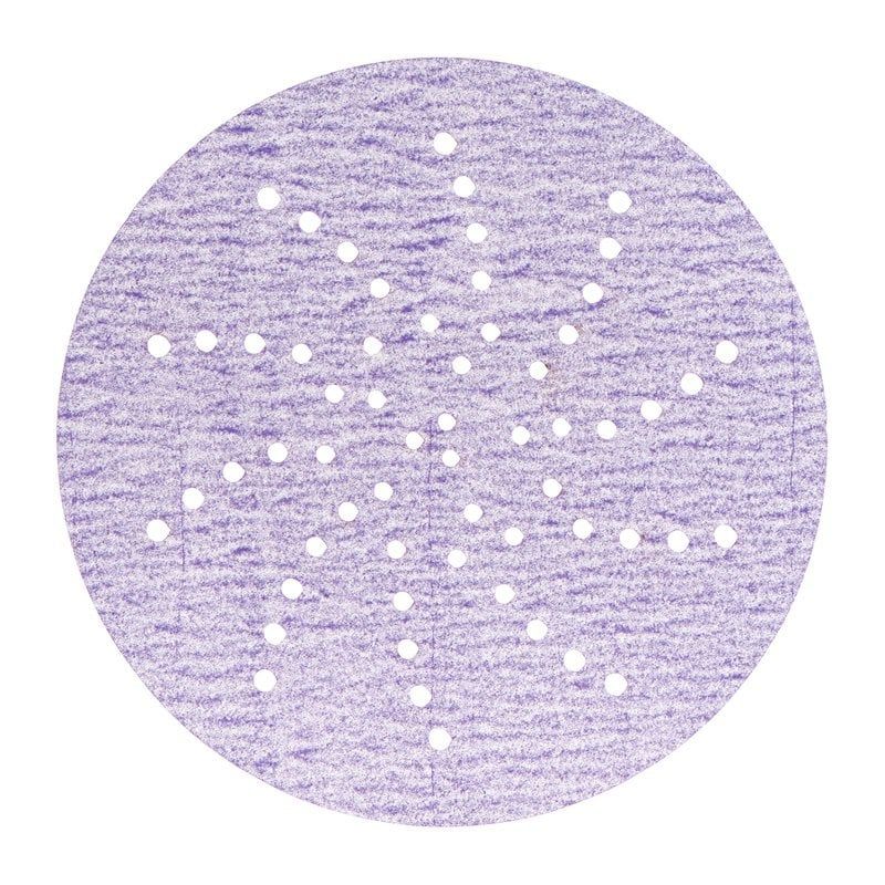 3M™ Hookit™ Purple Clean Sanding Abrasive Disc 334U, 90 mm, Multihole, P500, 51624