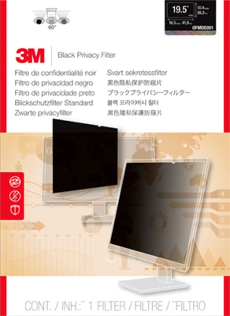 3M™ Privacy Filter for 19.5 in. Widescreen Monitor, PF195W1B