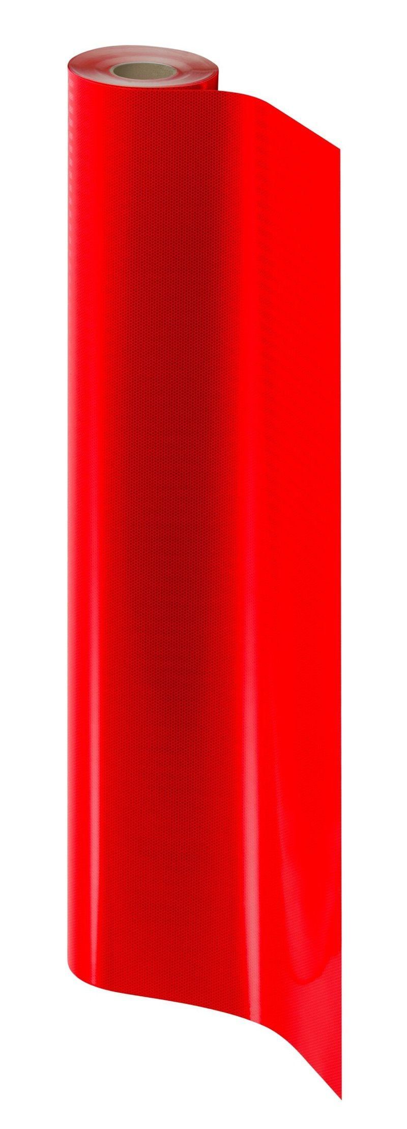 3M™ High Intensity Metalized Flexible Prismatic Vehicle Marking 823i-12, Red, 1220 mm x 45.7 m