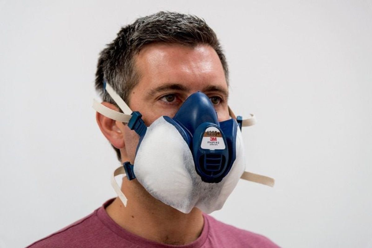 3M™ Overspray Guard, for 3M™ Maintenance-Free Reusable Half Mask 4000+ Series, 400+