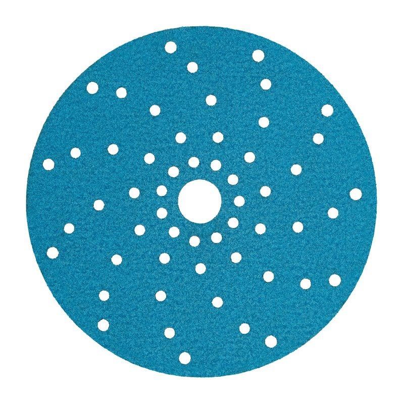 3M™ Hookit™ Abrasive Disc 325U, Blue, 150 mm, Multihole, P80, 51371