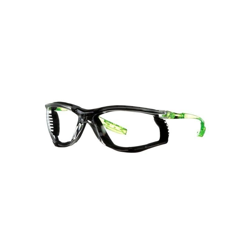3M™ Solus™ CCS Safety Glasses, Lime Green Temples, Foam Gasket, Scotchgard™ Anti-Fog / Anti-Scratch Coating (K&N), Clear Lens, SCCS01SGAF-GRN-F-EU, 20/Case