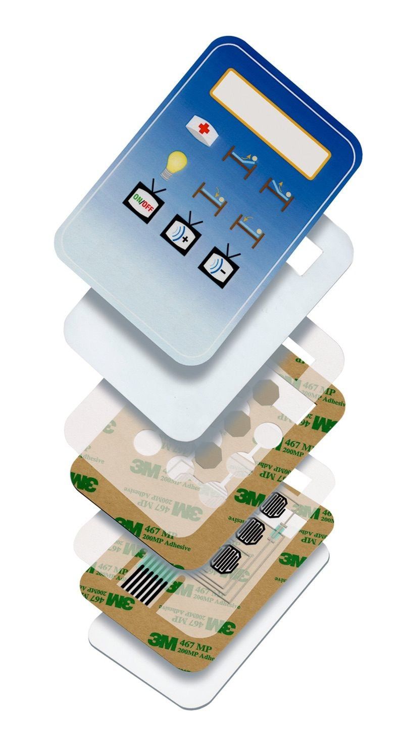 3M™ Membrane Switch Spacer Single Coated 7993MP, Transparent, 610 mm x 914 mm, 0.08 mm
