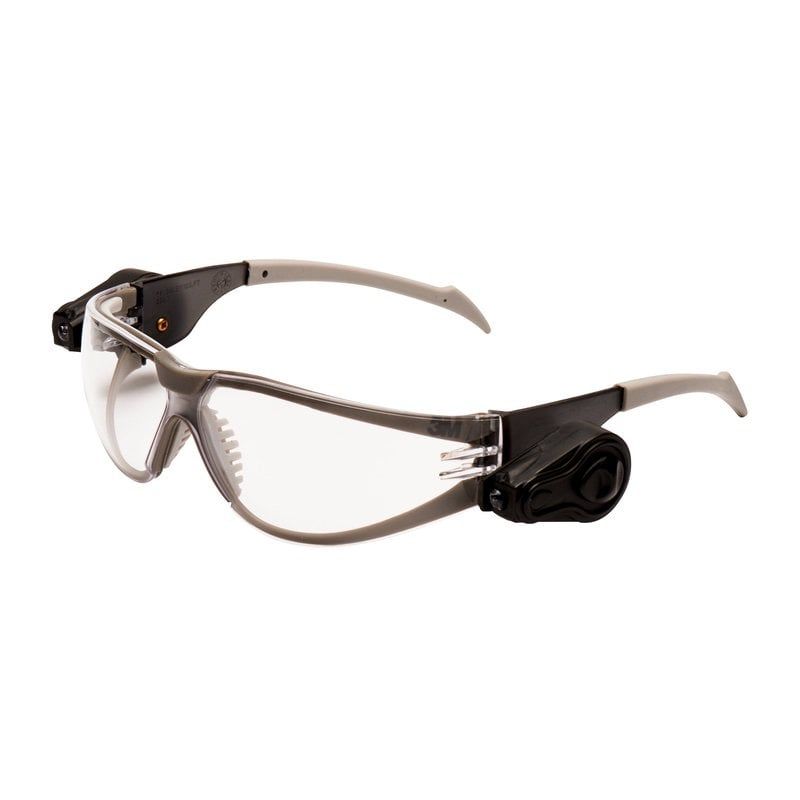 3M™ LED Light Vision™ Safety Glasses, Anti-Scratch / Anti-Fog, Clear Lens, 11356-00000, 20/Case