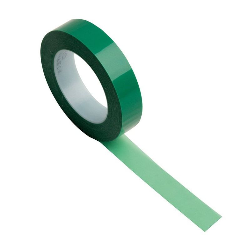 3M™ Greenback Printed Circuit Board Tape 851, Green, 50,8 mm x 65,8 m x 0,1 mm, 24 roll/case