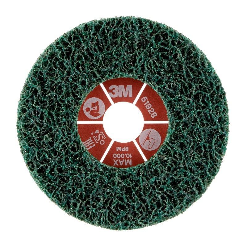 Scotch-Brite™ Clean and Strip XT Pro Extra Cut Disc, 115 mm x 22 mm, A XCRS, Green