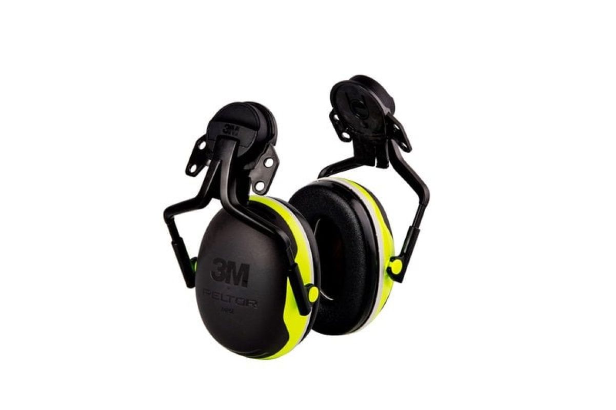 3M™ PELTOR™ Earmuffs, 32 dB, Hi-Viz, Helmet Mounted, X4P3