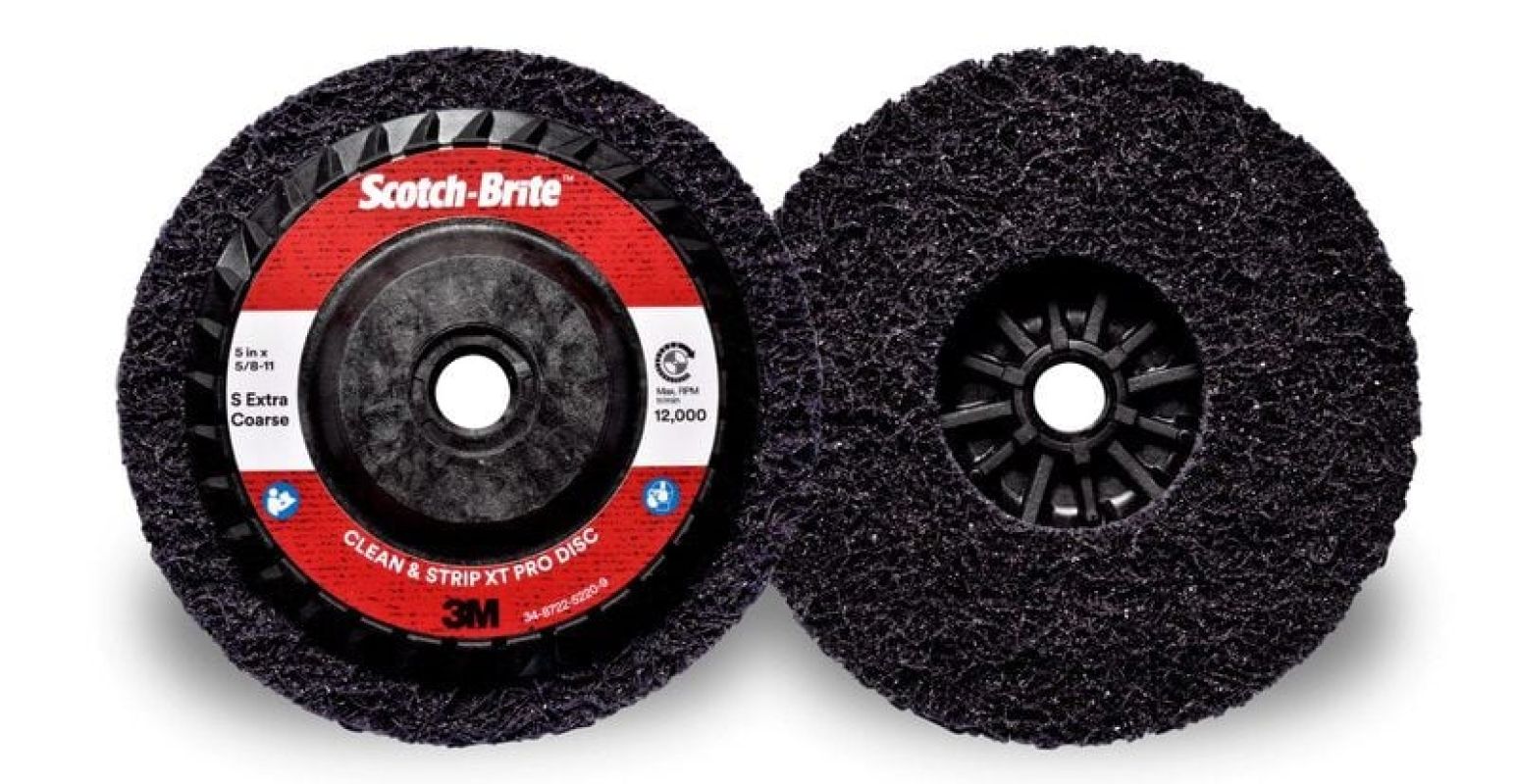 Scotch-Brite™ Clean and Strip XT Pro Disc, 125 mm x M14, S XCRS, Purple