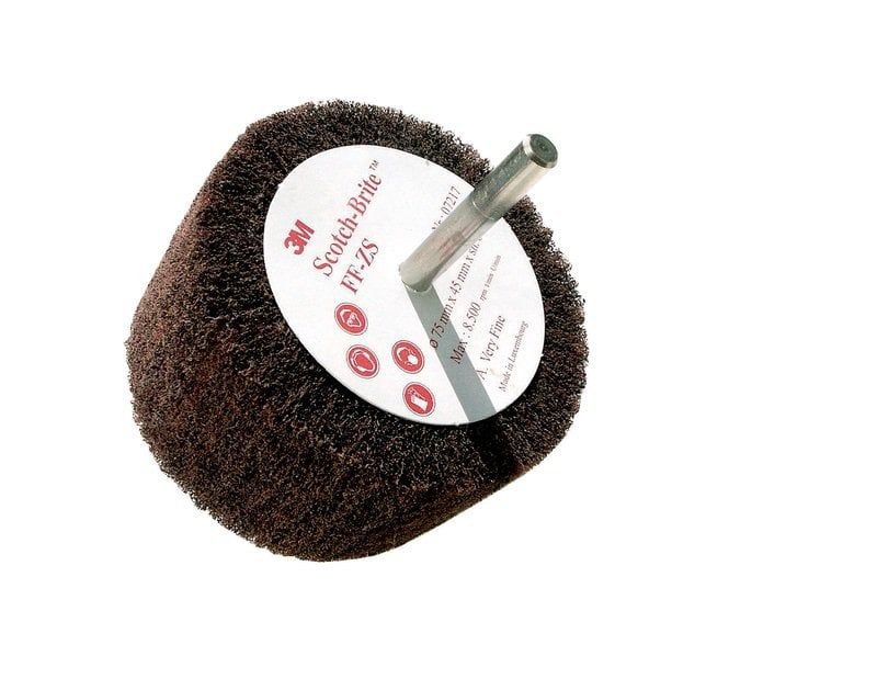 Scotch-Brite™ Shaft Mounted Flap Brush PF-ZS, 75 mm x 45 mm, S FIN