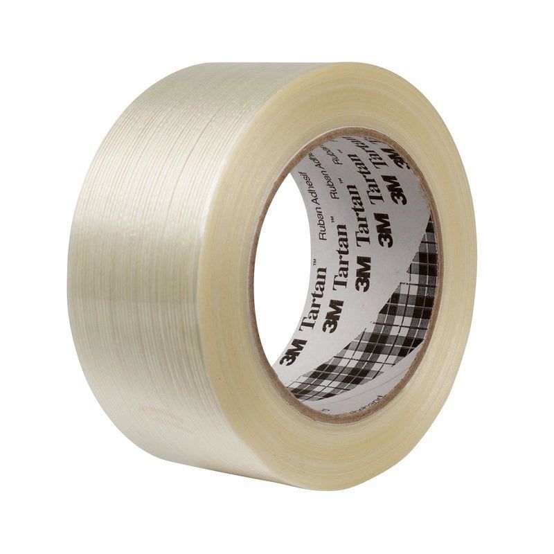 Tartan™ Filament Tape 8953, Transparent, 25 mm x 50 m, 0.1 mm