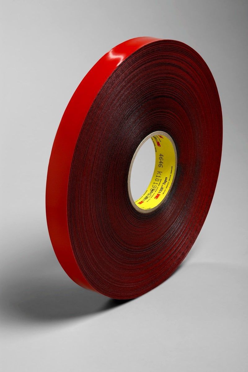 3M™ VHB™ Tape 4646F, Grey, 19 mm x 33 m, 0.6 mm