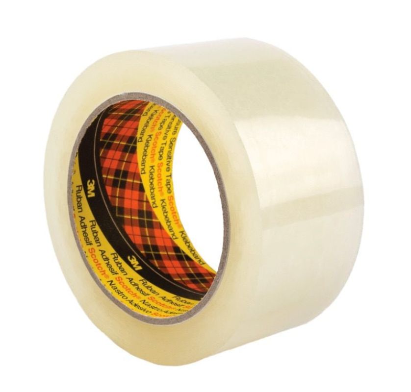 Scotch™ Box Sealing Tape 313, Clear, 75 mm x 66 m