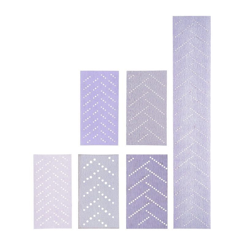 3M™ Hookit™ Purple Clean Sanding Abrasive Sheet 334U, 80 mm x 400 mm, Multihole, P400, 51609